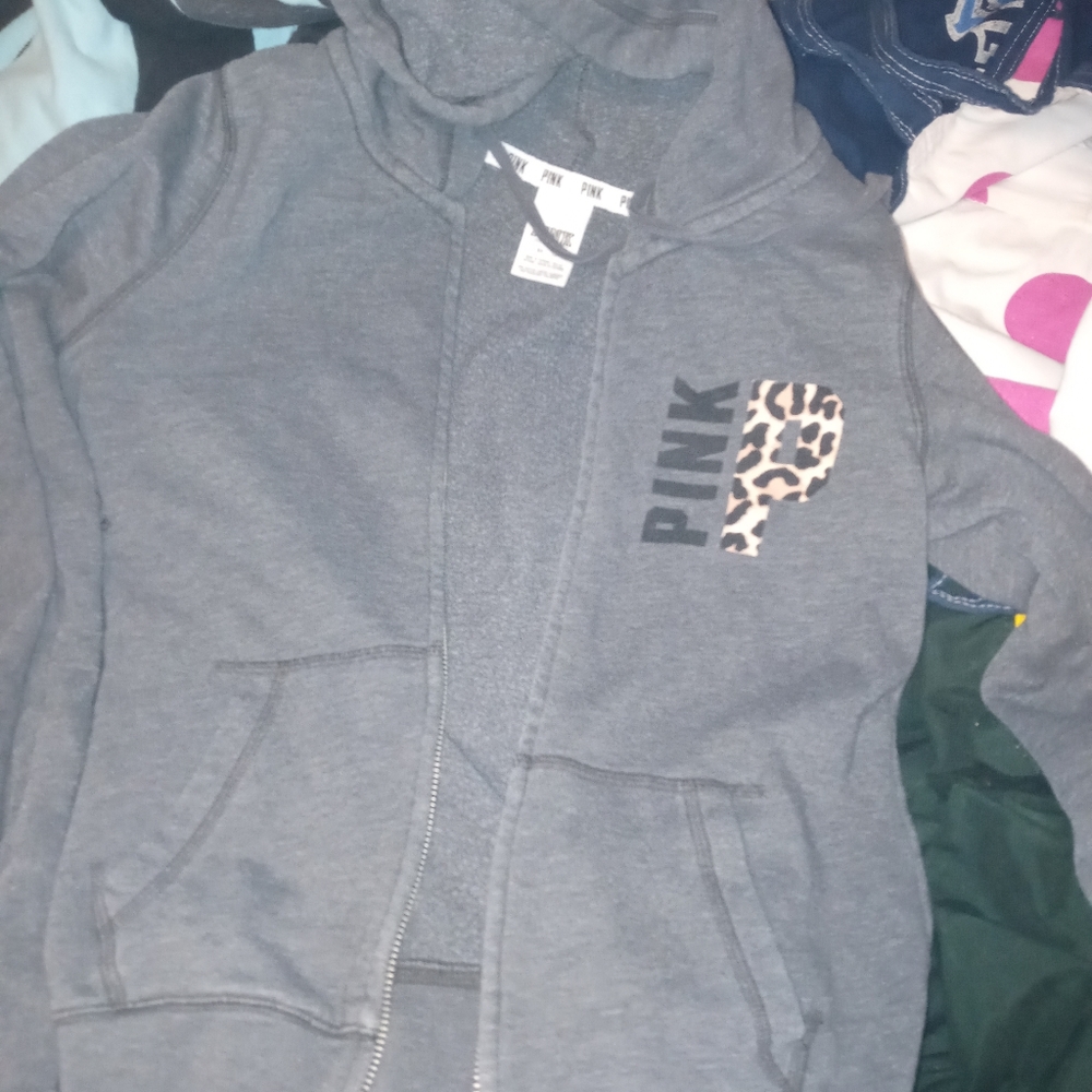 Vs pink zip up